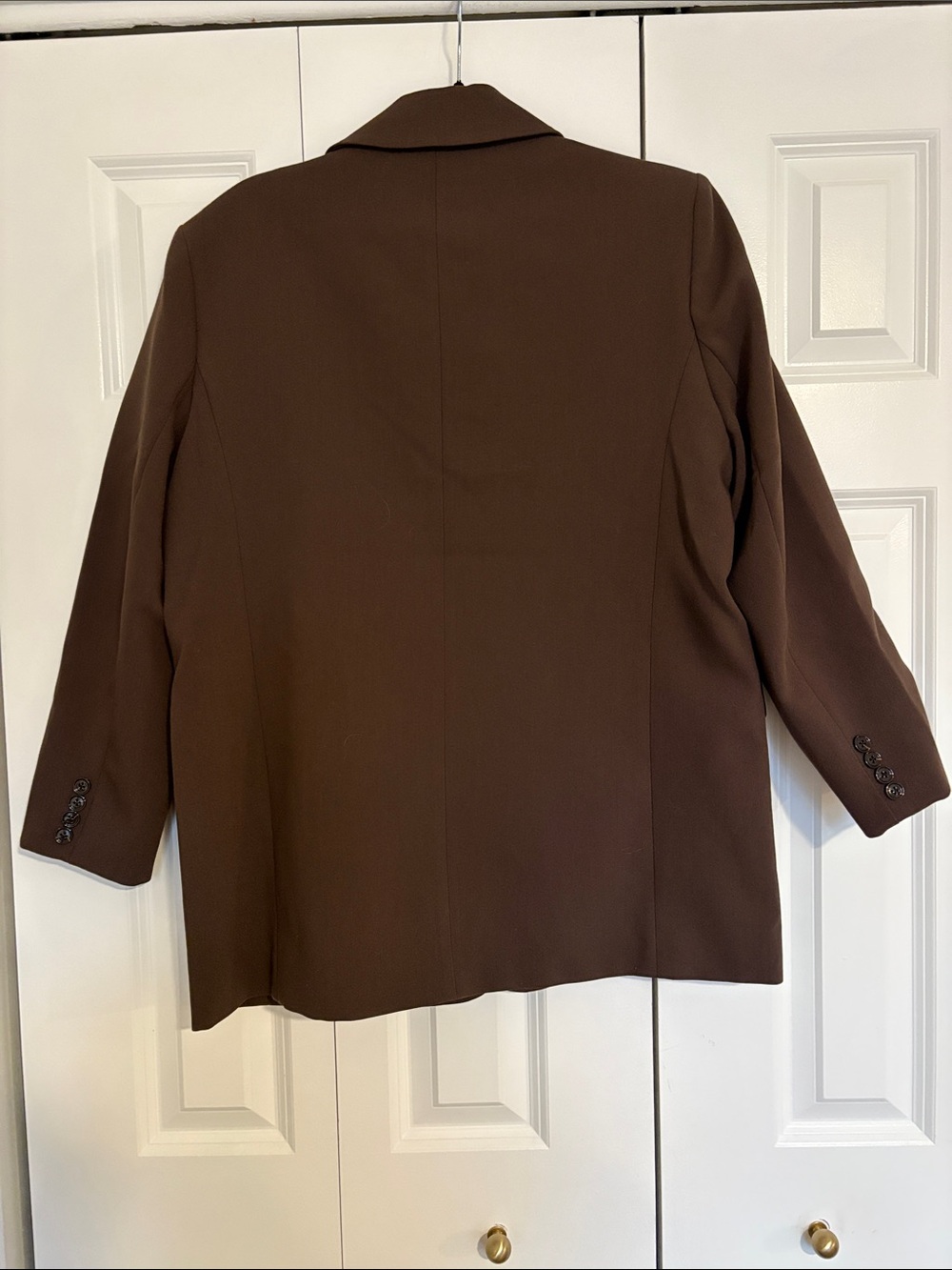 Abercrombie & Fitch Brown Single-Button Women's Blazer - Picture 4 of 5